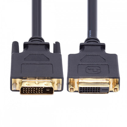 DVI 24+1 Male to Female Extension Cable DVI-D Dual Link Digital Video for Monitor Graphics Card 50cm DB-005