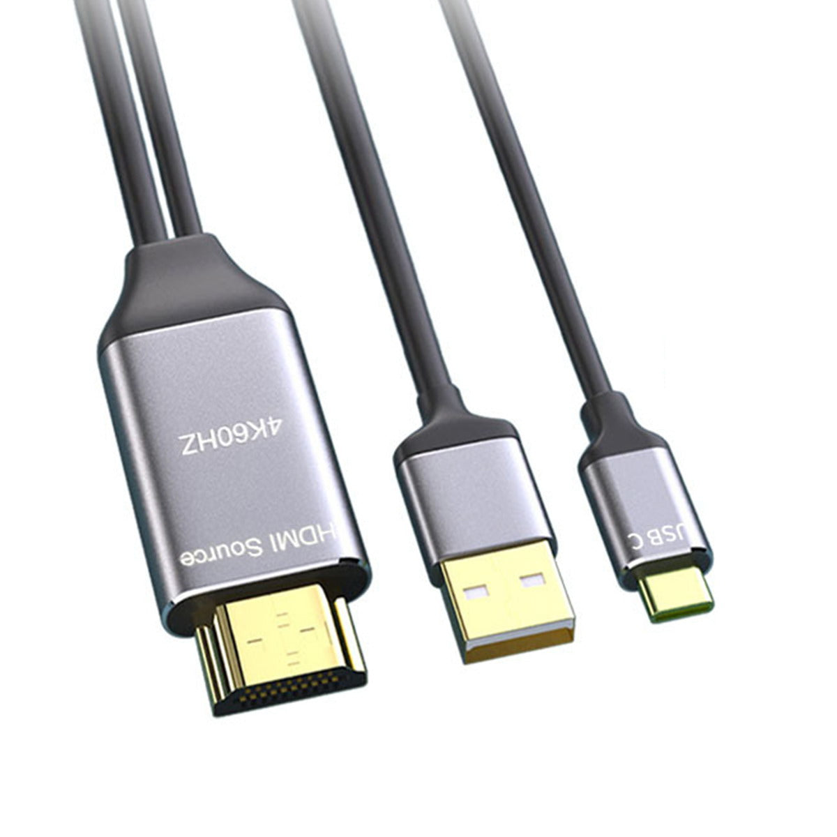 Reversible HDMI 1.4 Source to USB 3.1 Type C USB-C Displays Male 4K HDTV Cable for Laptop Monitor 1.8m UC-129-HDF