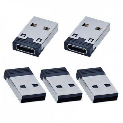 5pcs/lot USB-C Type C Female to USB 2.0 A Male 480Mbps Data Power Adapter for Laptop Tablet Phone UC-167-BK