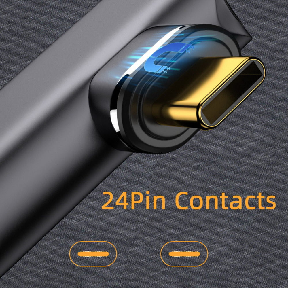Magnetic Connector 10Gbps Type C Male to USB3.0 Female 90 Degree Up Down Angled OTG Data Adapter for Laptop Phone UC-028-AFU