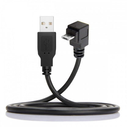 Down Angled 90 Degree Micro USB to USB Data Charge Cable for i9500 9300 N7100 U2-089-DN