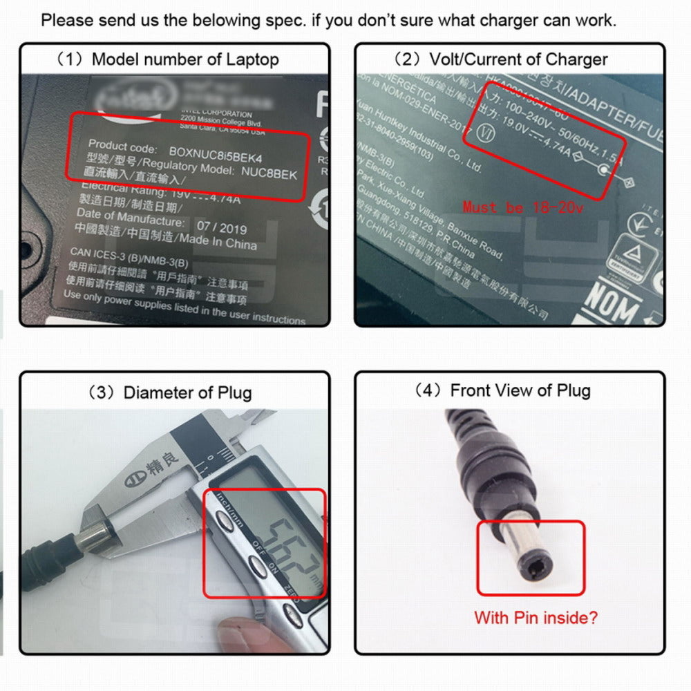 USB 3.1 Type C USB-C to DC 19V 4.0*1.7mm Adapter PD Emulator Trigger 90 Degree Angled UC-112-4017MM
