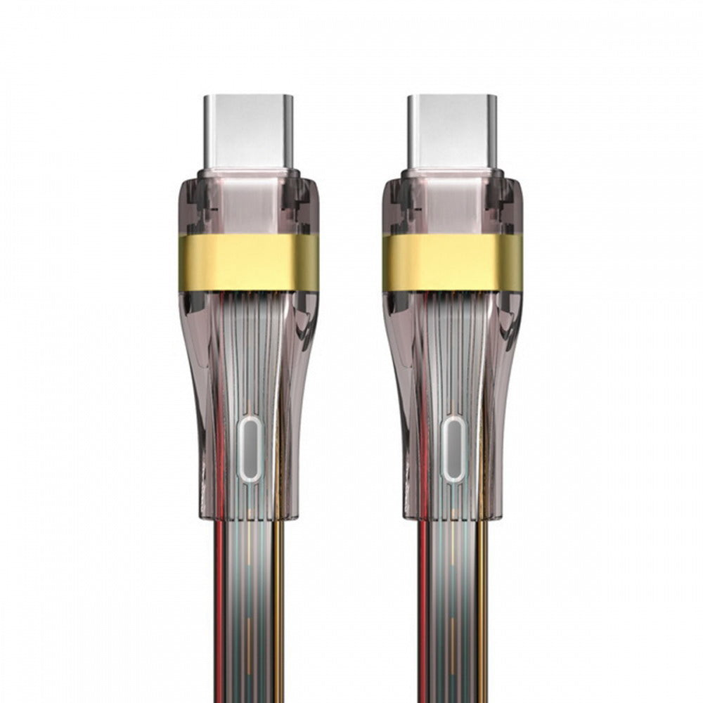 USB-C Type C to USB-C Ultra Slim Flat Power USB2.0 Data Cable 65W Fast Charge for Laptop Tablet Phone UC-003-FL