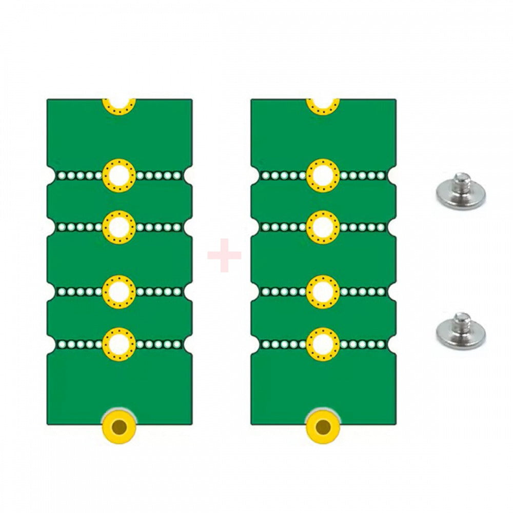 2pcs/lot M2 NGFF NVME M.2 Extended Adapter Card Transfer 2230 2242 2260 2280 Change to Long Size SSD EP-031