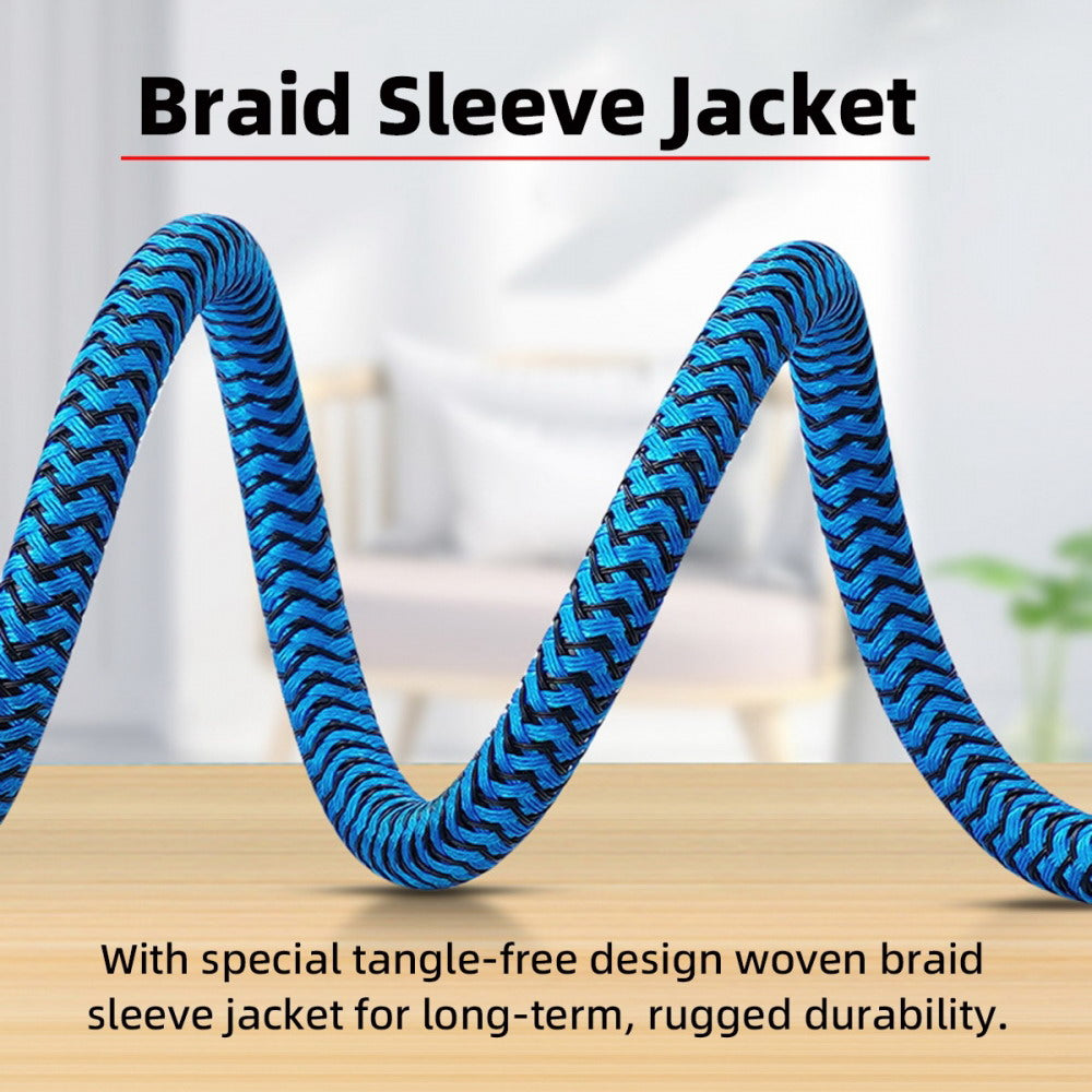 USB 3.0 Type-A Male to USB3.0 A Male Cable Extension Blue Sleeve 5Gbps for Disk SSD Camera Data U3-085-AM