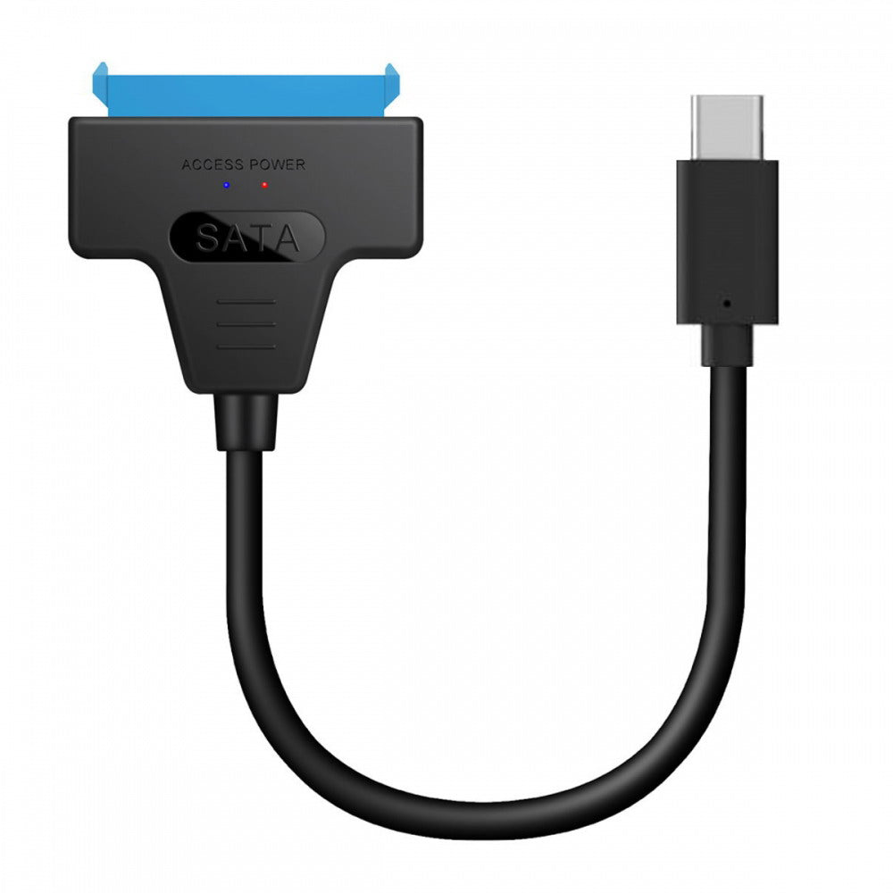 Type C USB 3.1 Male to SATA 22 Pin 2.5" Hard disk driver SSD Adapter Cable for Laptop UC-146-BK