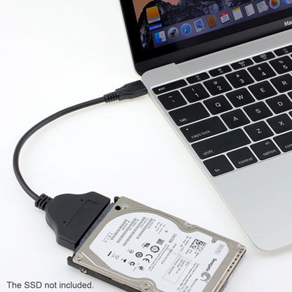 Type C USB 3.1 Male to SATA 22 Pin 2.5" Hard disk driver SSD Adapter Cable for Laptop UC-146-BK