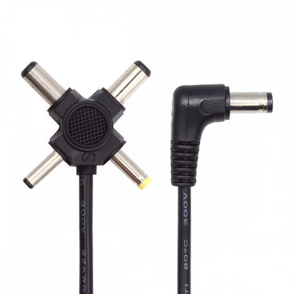 DC 5.5mm Plug to 4-in-1 DC 5V 5.5x2.5mm 5.5x2.1mm 4.0x1.7mm 3.5x1.3mm Power Plug Barrel Connector Charge Cable PW-010-DC