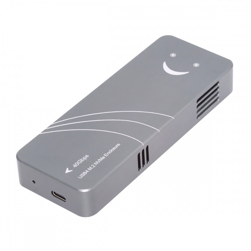 Type-C USB4 40Gbps to PCI-E 4.0 X4 SSD NVME NGFF M-Key Enclosure USB-C 20Gbps ASM2464 Chipset UC-116-SL