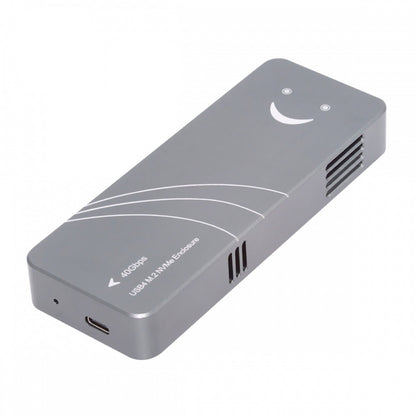 Type-C USB4 40Gbps to PCI-E 4.0 X4 SSD NVME NGFF M-Key Enclosure USB-C 20Gbps ASM2464 Chipset UC-116-SL