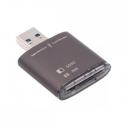 USB 3.0 to NM Nano Memory Card & SD Card Reader Writerfor Mate Seial Phone & Camera & Laptop U3-061