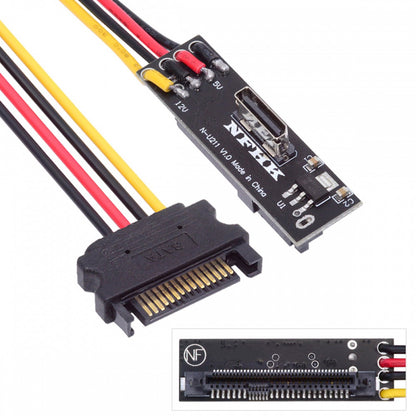 SFF-8611 Oculink Female SFF-8612 to U.2 U.3 SFF-8639 NVME PCIe PCI-Express SSD Adapter for Mainboard SF-084-8612