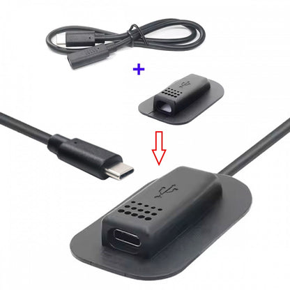 USB-C 65W Type-C Male to Female Extension Cable for Backpack Charging Practical Convenient Outdoor Travel Camping External UC-172