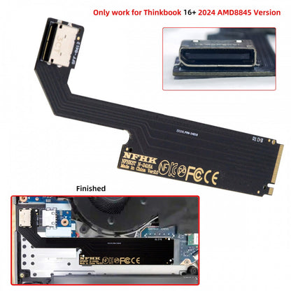 PCI-E 4.0 M.2 M-key to Oculink SFF-8612 SFF-8611 Host Adapter for 2024 ThinkBook 16+ AMD8845 External Graphics Card & SSD SF-058-AMD