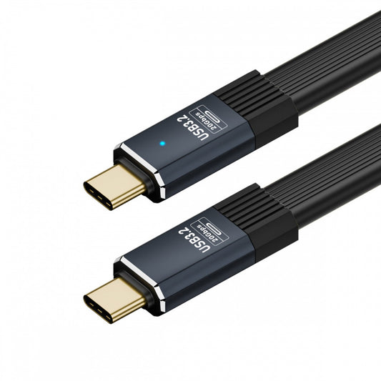USB4 Cable 20Gbps Flat Slim FPC Cable with 100W and 8K@60Hz 5K@60Hz USB4.0 Compatible with Thunderbolt3/4