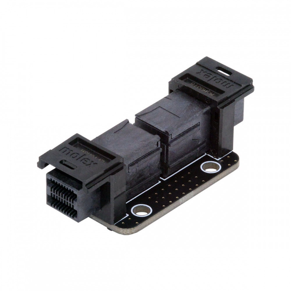 PCI-Express 4.0 Mini SAS HD SFF-8643 Female to SFF-8643 Female PCBA Coupler Adapter Extender