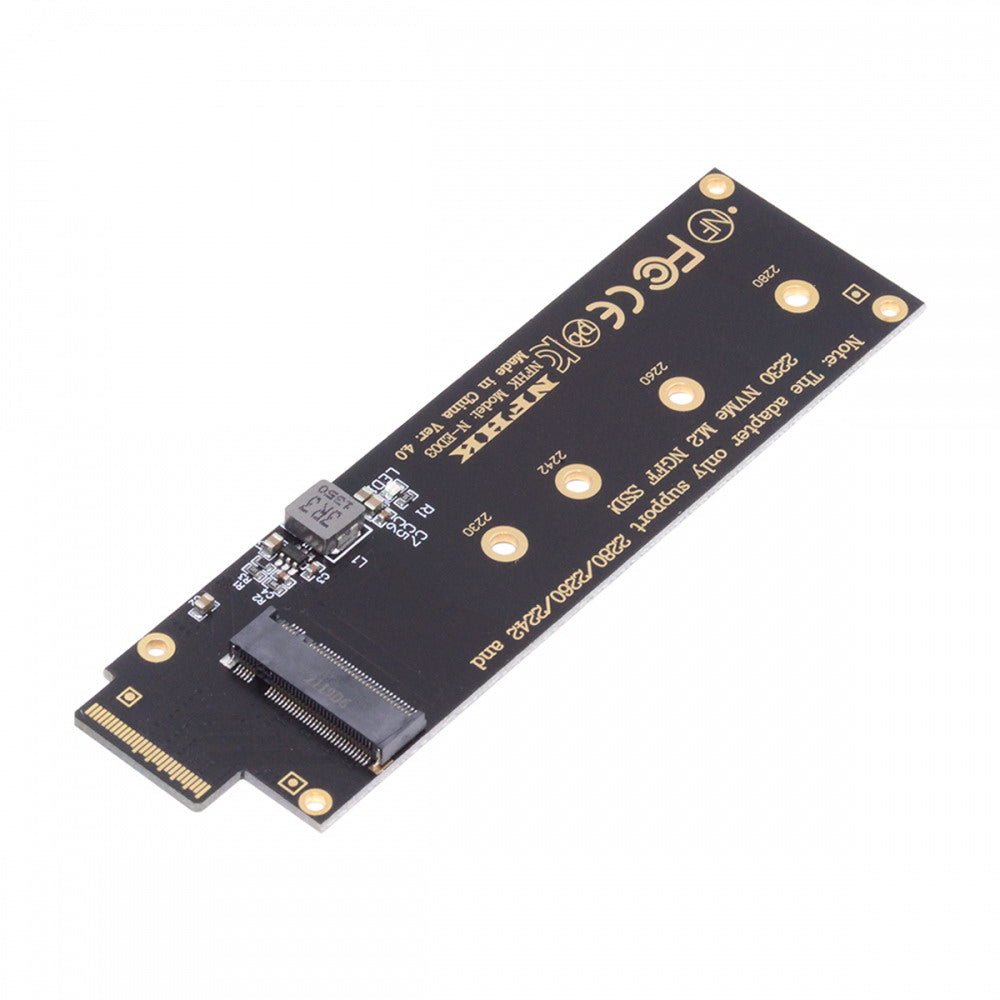 NVMe NGFF M-key 4X to PCI-E Ruler 1U GEN-Z EDSFF Short SSD E1.S Host Carrier Adapter