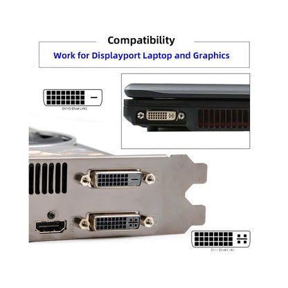 CY Virtual Display Adapter DVI Monitor Dummy Plug Headless Ghost Display Emulator 1920x1080p@60Hz