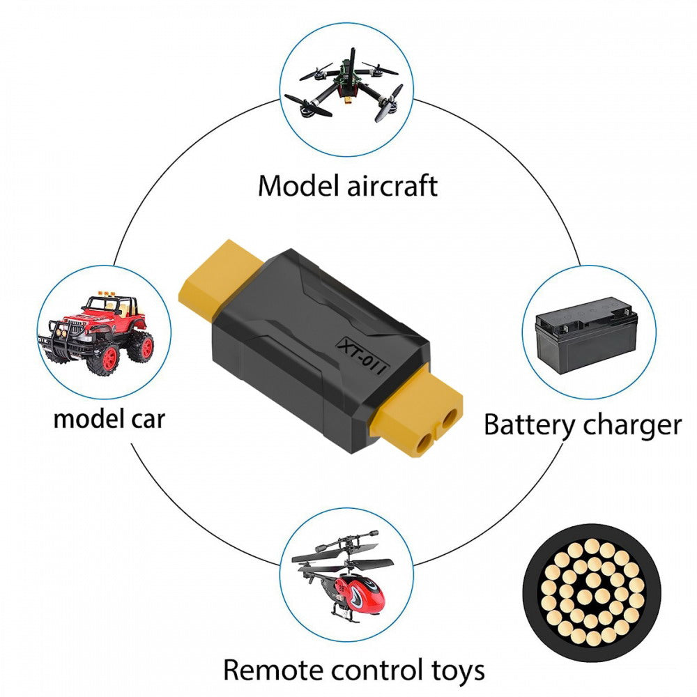 XT60 Female SC100 Protocol to XT60 Female Fast Charging Adapter for RC Lipo Battery Quadcopter Multicopter Aeromodelling