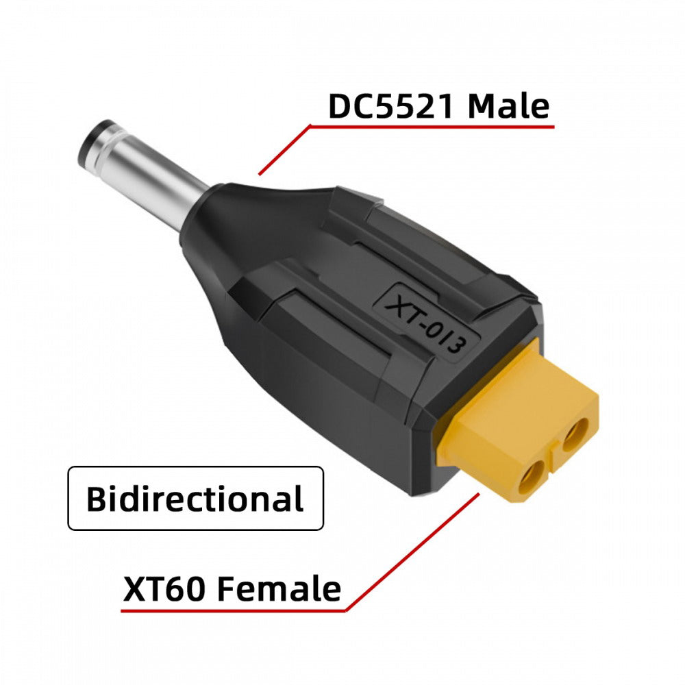 XT60 Female SC100 Protocol to DC 5.5x2.1mm Male Fast Charging Adapter for RC Lipo Battery Quadcopter Multicopter Aeromodelling