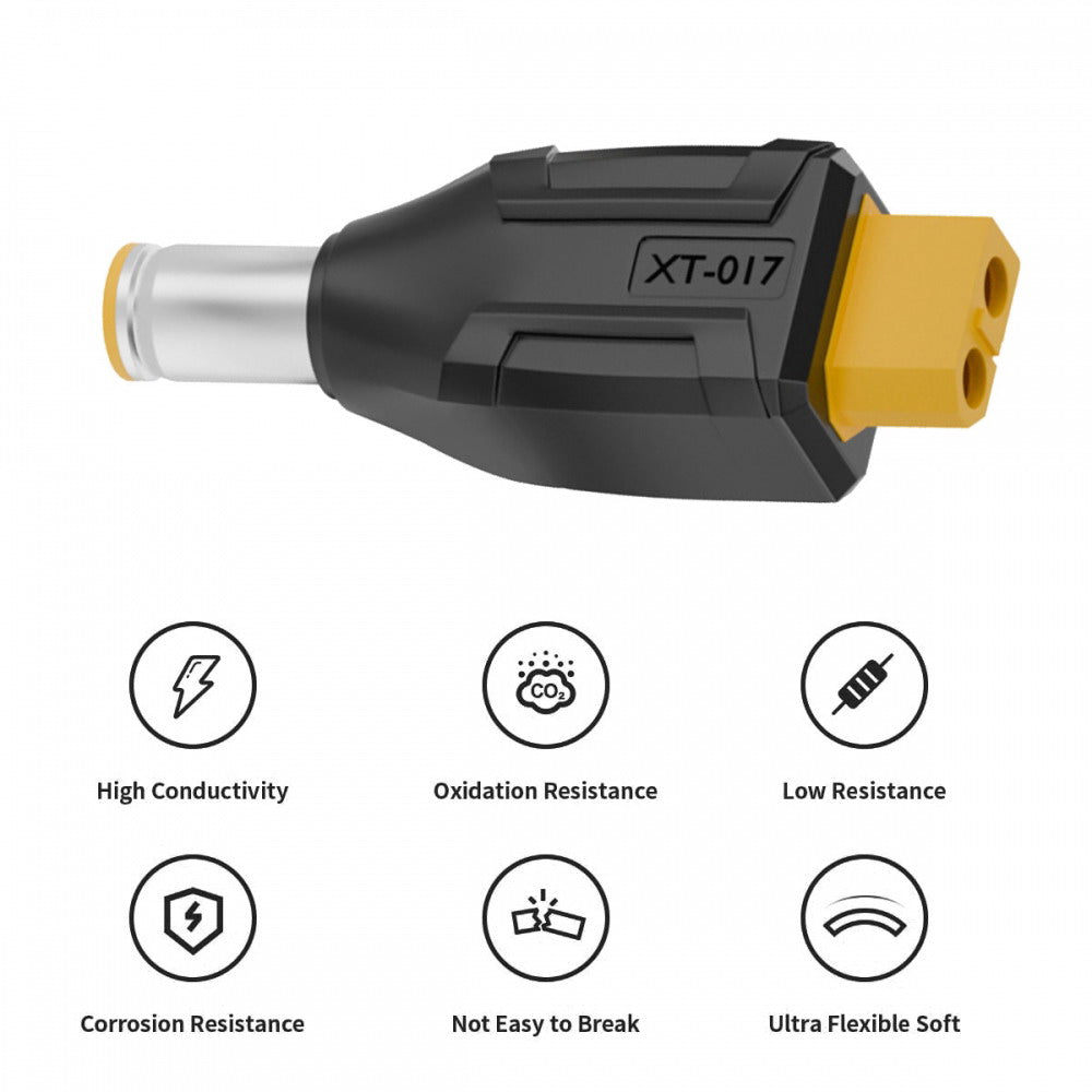 XT60 Female SC100 Protocol to DC 7.9x5.4mm Male Fast Charging Adapter for RC Lipo Battery Quadcopter Multicopter Aeromodelling