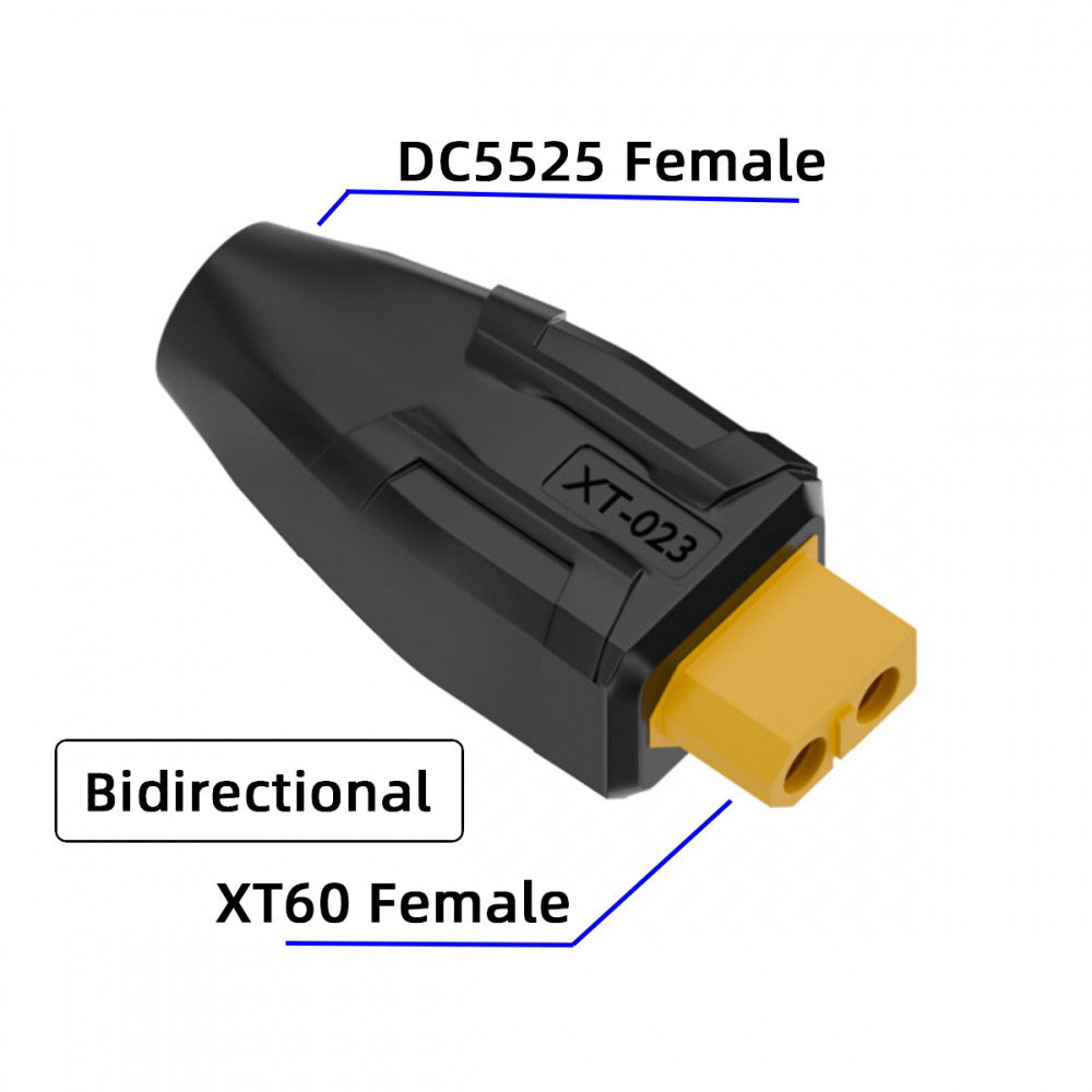 XT60 Female SC100 Protocol to DC 5.5x2.5mm Female Fast Charging Adapter for RC Lipo Battery Quadcopter Multicopter Aeromodelling