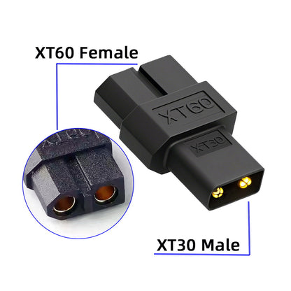 XT60 Female SC100 Protocol to XT30 Male Fast Charging Adapter for RC Lipo Battery Quadcopter Multicopter Aeromodelling