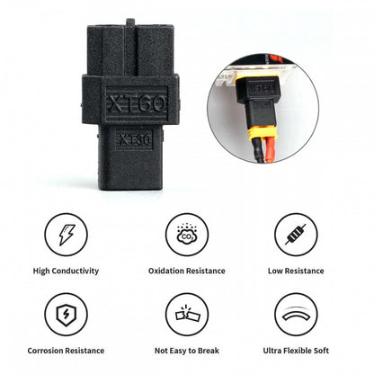 XT60 Female SC100 Protocol to XT30 Male Fast Charging Adapter for RC Lipo Battery Quadcopter Multicopter Aeromodelling