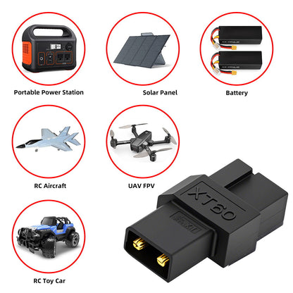 XT60 Female SC100 Protocol to XT30 Male Fast Charging Adapter for RC Lipo Battery Quadcopter Multicopter Aeromodelling