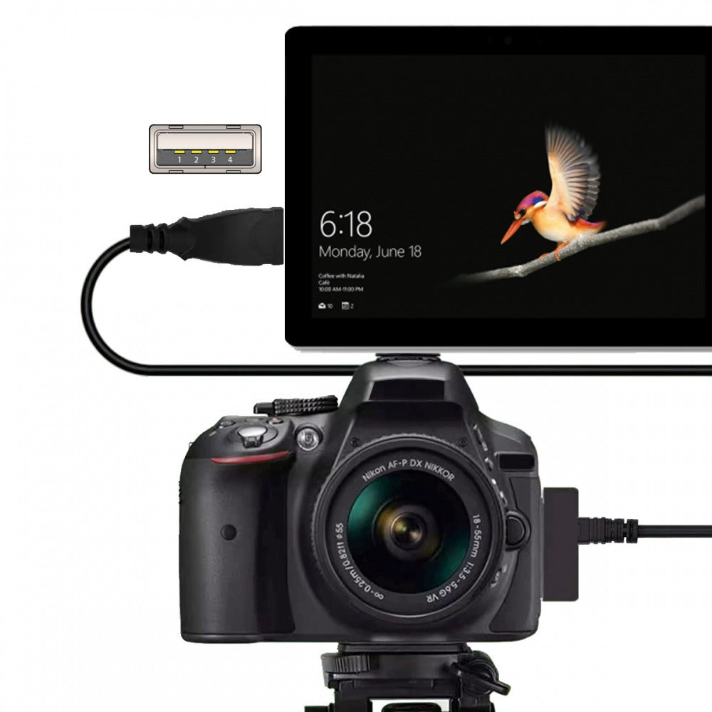 USB 2.0 Type-A to Camera Mini 8P Data Power Cable for Coolpix UC-E6 UC-E16 UC-E17 DSC-W DMC-S EX-Z