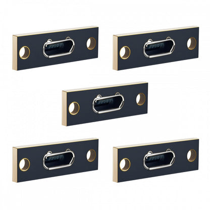 5pcs/set DIY OEM Micro-USB 5Pin Female Type-B Socket Connector Panel Mount Type with PC Board USB 2.0 Pinout