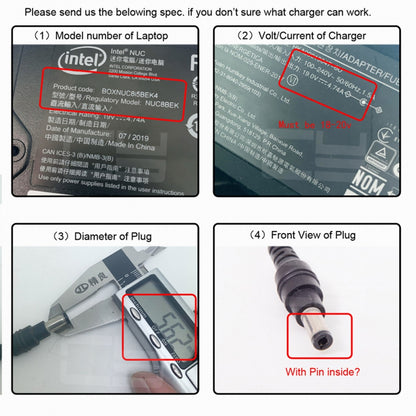 100W Type C USB-C Input to 20V DC 5.5*2.5mm Output Power 20V 5A 65W PD Charge Cable for Laptop