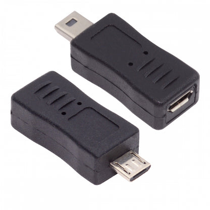 2pcs/lot Mini USB2.0 Male to Micro Female and Micro USB Male to Mini-USB Female Extension Connector Adapter