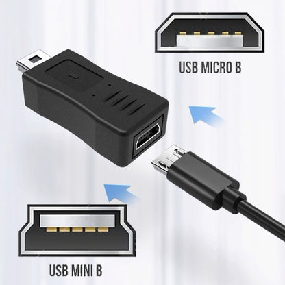 2pcs/lot Mini USB2.0 Male to Micro Female and Micro USB Male to Mini-USB Female Extension Connector Adapter