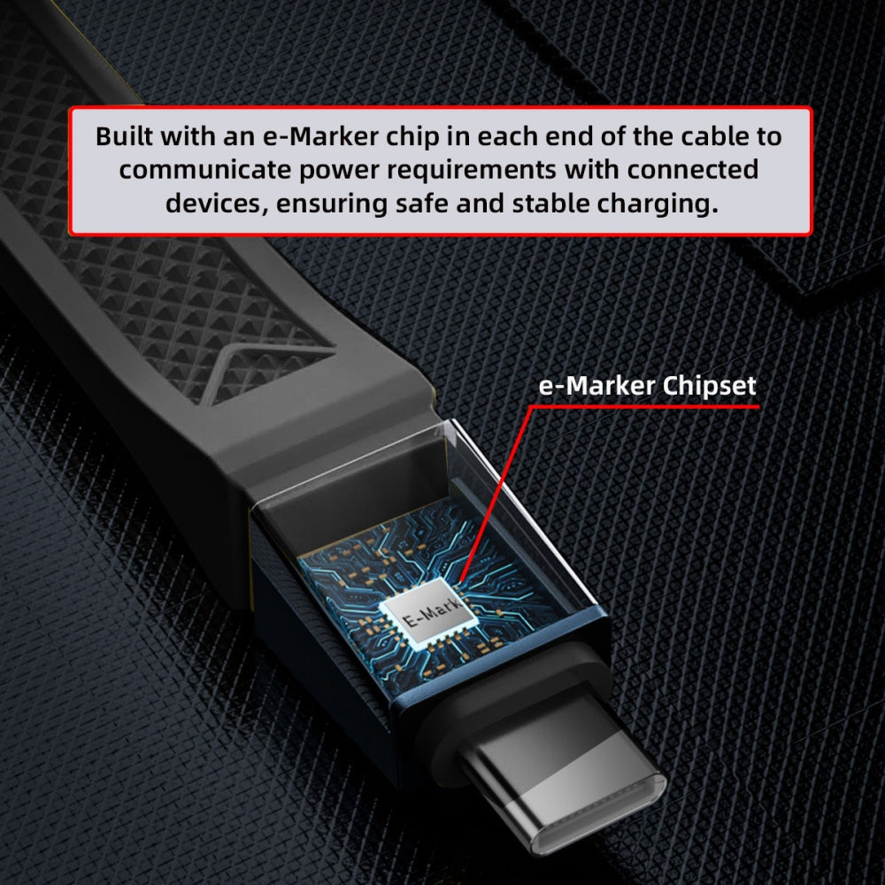 USB5.0 80Gbps Flat Slim FPC Cable 13cm with 240W and 16K@30hz 8K@60Hz 5K@60Hz Compatible with USB4.0 Thunderbolt3/4/5