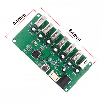 USB2.0 Type-C & 4Pin Pitch=2.0mm Wafer 1-to-7 Ports Type-A HUB PCBA PCs 4 Devices for Keyboard Mouse Scanner Printer