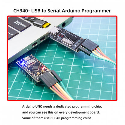 USB-C Type-C Female To TTL Converter UART STC Module Serial Programmer CH340G CH340 3.3V 5V Adapter Replace PL-2303