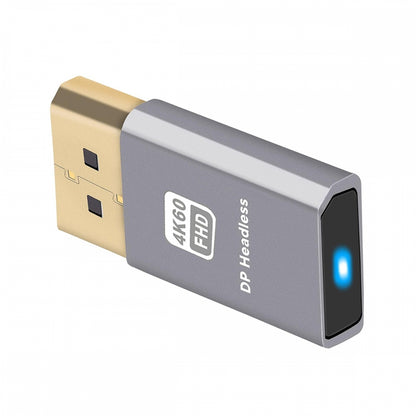 4K@60Hz DP Virtual Display Displayport Active Adapter Dummy Plug Headless Ghost Emulator 1080p@120Hz