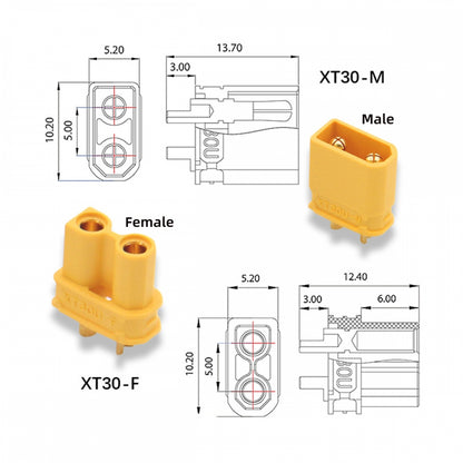 XT30 Male Input SC100 Protocol to Type-C Male Output Fast Charging Adapter for RC Lipo Battery Quadcopter Laptop Phone