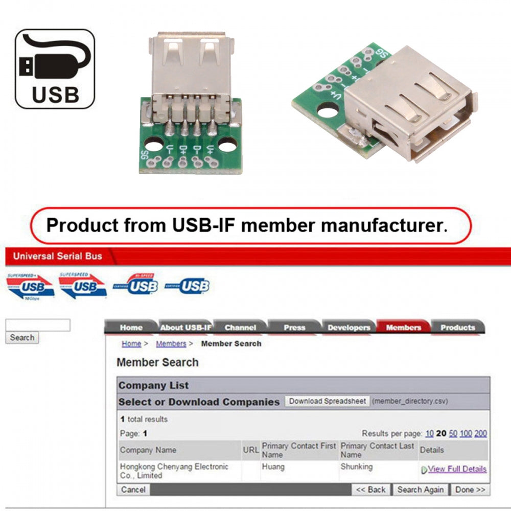 5pcs/set DIY OEM USB2.0 Type-A Female Receptacle Socket Connector with Flange PCB Mounting Assembly Solder Type 480Mbps