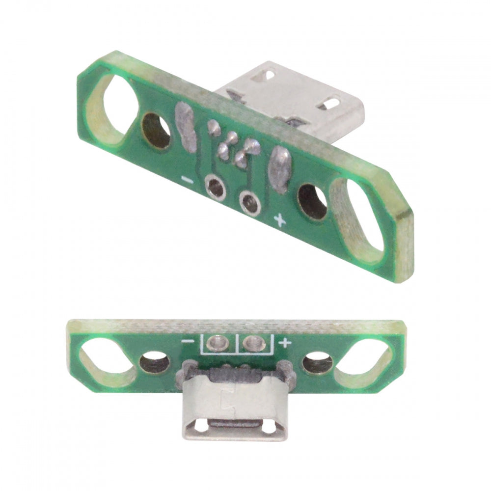 5pcs/set DIY OEM Micro USB2.0 Female Receptacle Socket Connector with PCB Mounting Assembly Solder Type