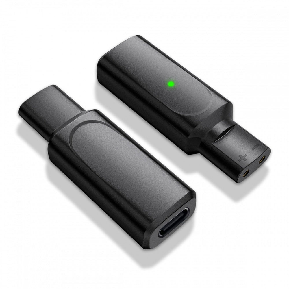 2pcs/lot USB Type-C to 2-Pin Adapter Power Charge Compatible with Braun Electric Hair Clipper Beard Trimmers Shavers