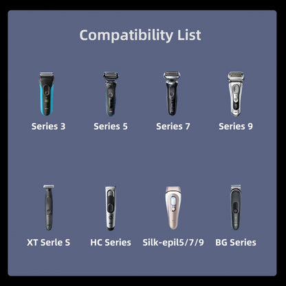 2pcs/lot USB Type-C to 2-Pin Adapter Power Charge Compatible with Braun Electric Hair Clipper Beard Trimmers Shavers