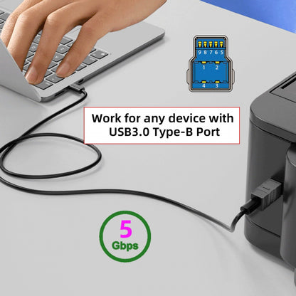 2pcs/lot USB 3.0 Type-B Male to USB3.0 Type-C Male Female Adapter Extension 5Gbps for Disk SSD Camera Data