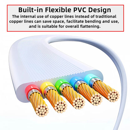 Retractable Stretch Coiled USB-C Cable 480Mbps 240W for Laptop Phone Tablet Type-C Male to Male Cable Power & Data