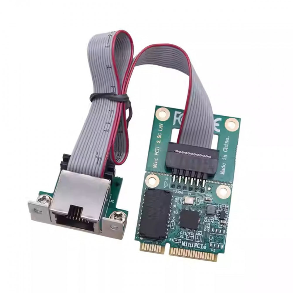 2500Mbps 2.5Gbps to Mini PCI-E PCI Express GBE Gigabit 1000Mbps Ethernet Network LAN Cable Adapter for Desktop Motherboard
