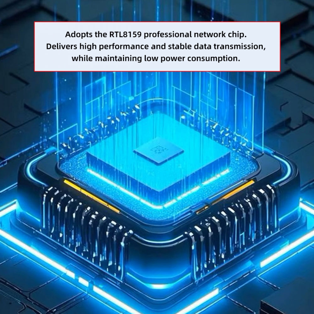 USB-C Type-C USB4 USB3.2 Gen2 to 10Gbps GBE Gigabit 10000Mbps 5Gbps 2.5Gbps Ethernet Network LAN Cable Adapter RTL8159 for Desktop Laptop NAS