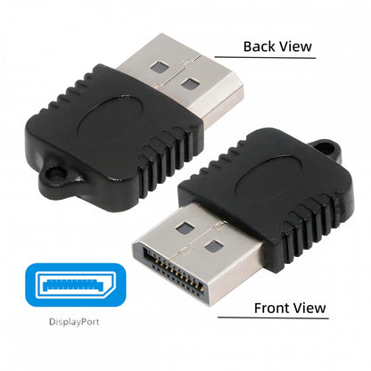 CY DP Virtual Display Adapter Displayport Dummy Plug Headless Ghost Emulator 4K@17hz Black