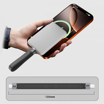 USB5.0 80Gbps Flat Slim FPC Cable 240W 16K@30hz 8K 60Hz 5K & Female Extender Lanyard Strap Chain Compatible with 40Gbps USB4.0 Thunderbolt3/4/5