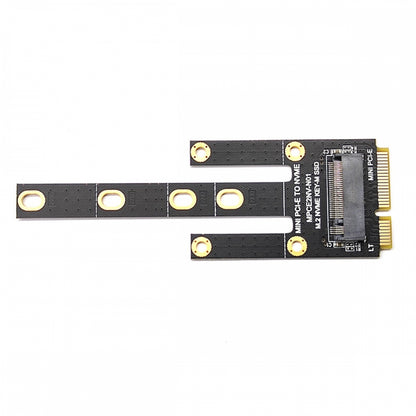 Mini PCI-E Riser Card to NVME M.2 NGFF Key-M NVME SSD Adapter Compatible with NAS Industrial Control Motherboard